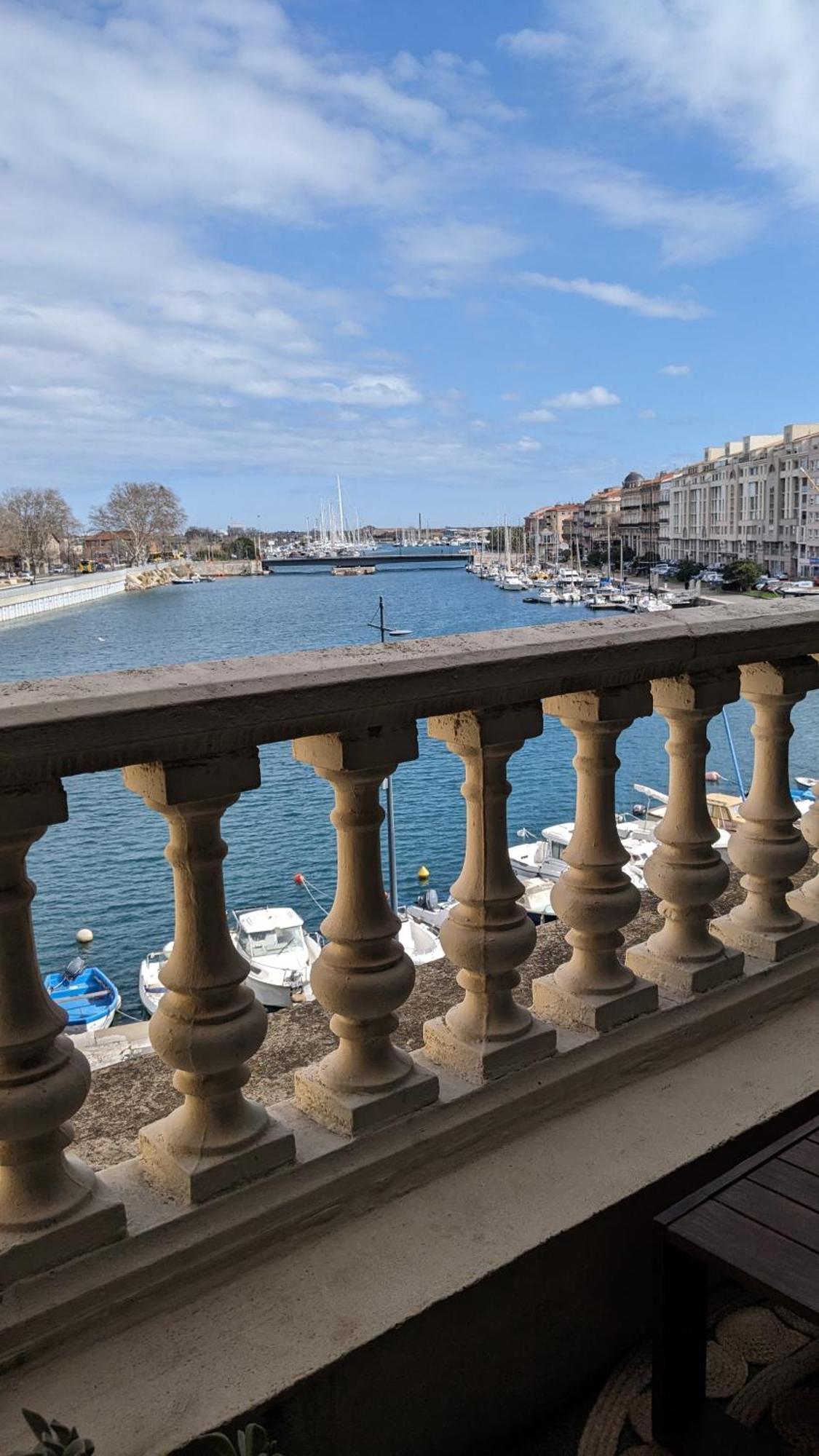 Апартаменты T3 Avec Terrasse Avec Vue Exceptionnelle Sur Les Quais De Сет Экстерьер фото