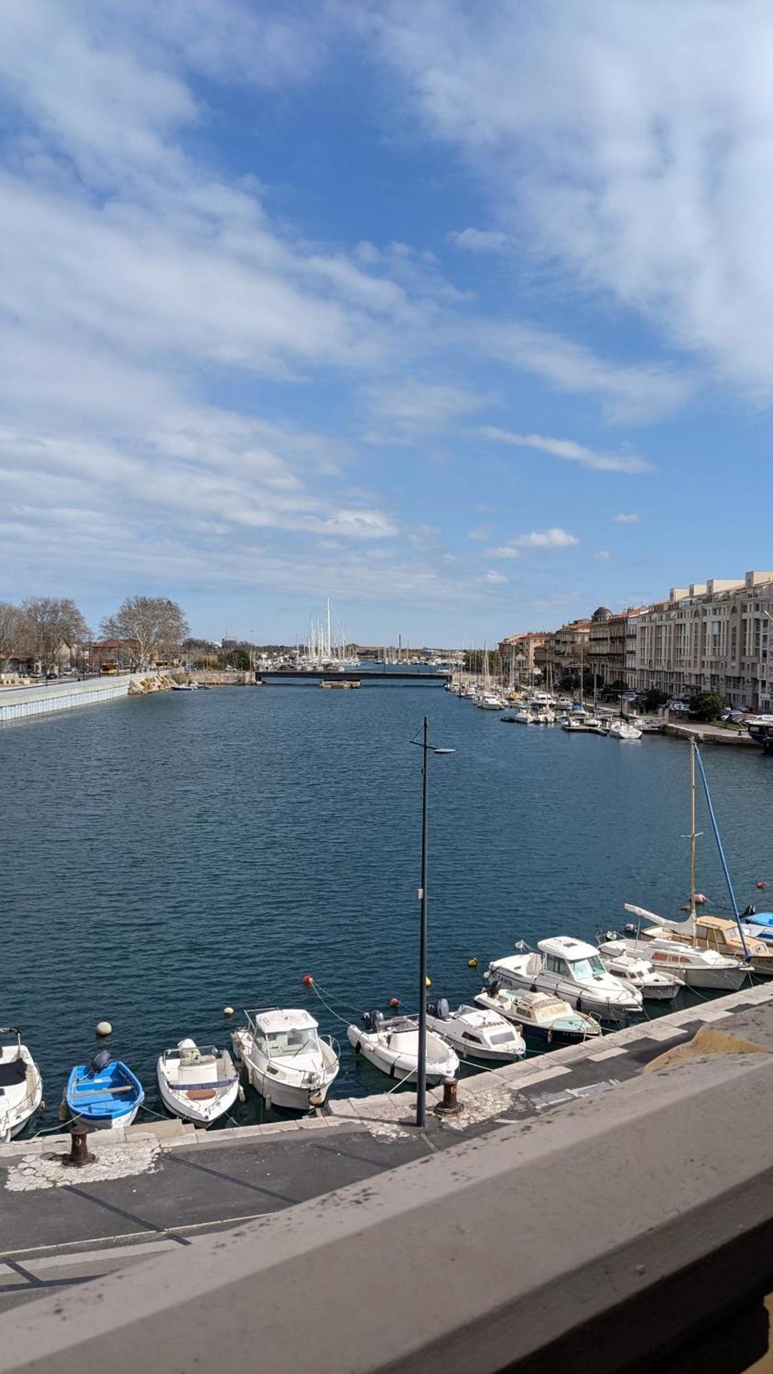 Апартаменты T3 Avec Terrasse Avec Vue Exceptionnelle Sur Les Quais De Сет Экстерьер фото